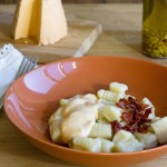 Ñoquis con salsa de queso Afuega’l Pitu y tomates secos en aceite 2
