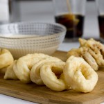 Calamares en tempura con mayonesa de wasabi 1