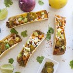 Tacos crujientes de pollo y verduras 4